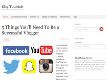 Tablet Screenshot of blog-tutorials.com